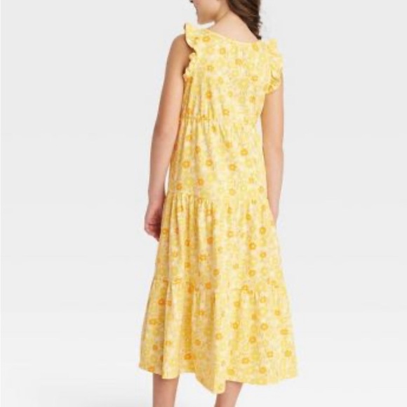 Girls' Tiered Knit Maxi Dress - Cat & Jack - Picture 2 of 7